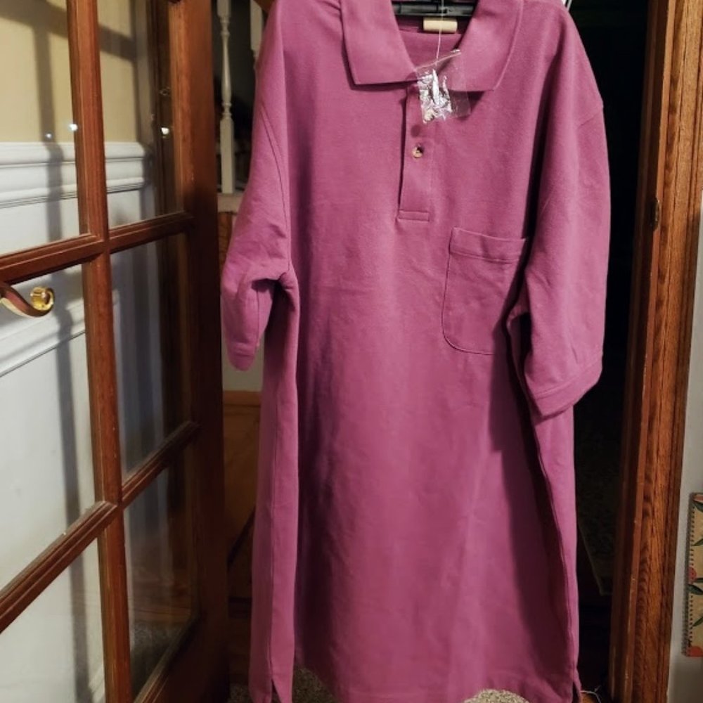 New Scandia Woods sz Large Tall Dusty Grape polo shirt - Picture 2 of 3